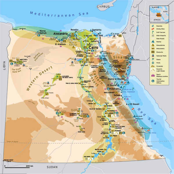 Egypt Map